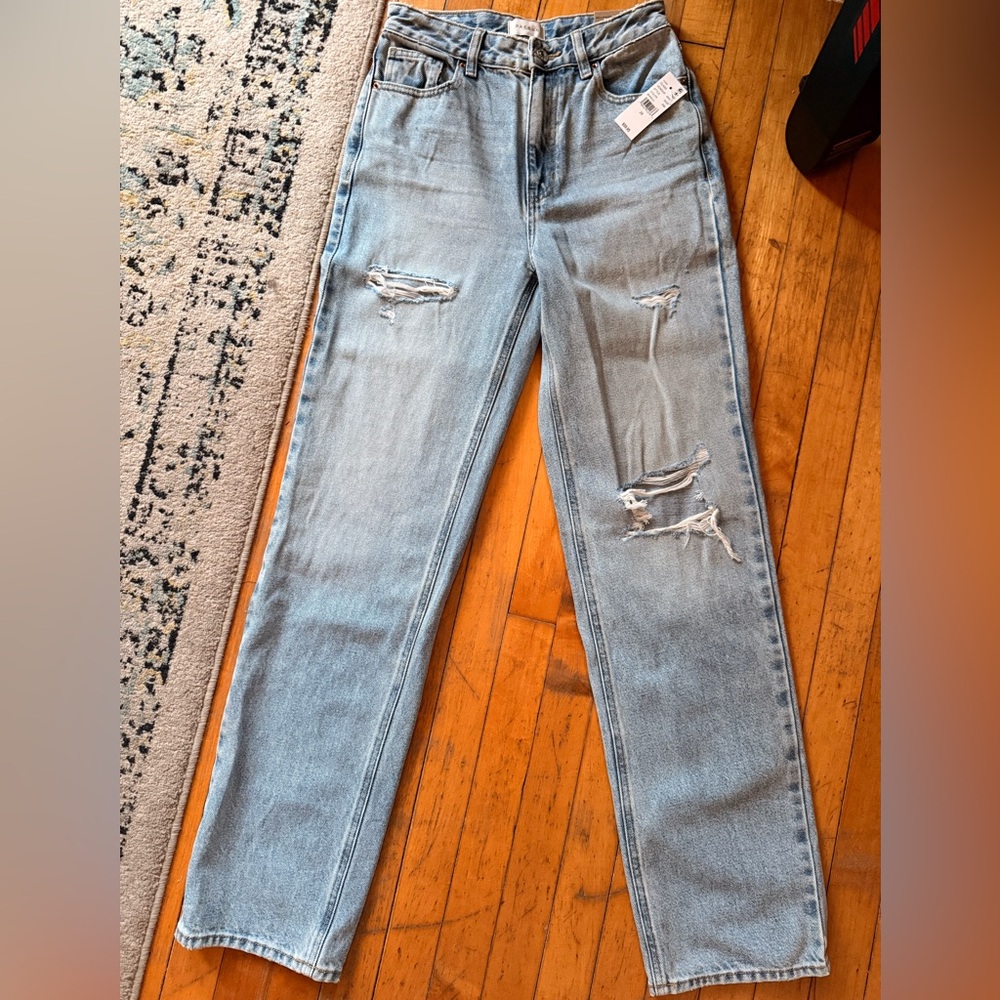 NEW WITH TAGS!! PacSun Light Blue 90’s Boyfriend High Rise Relaxed Leg